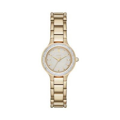 DKNY Ladies Chambers gold-tone bracelet watch ny2392